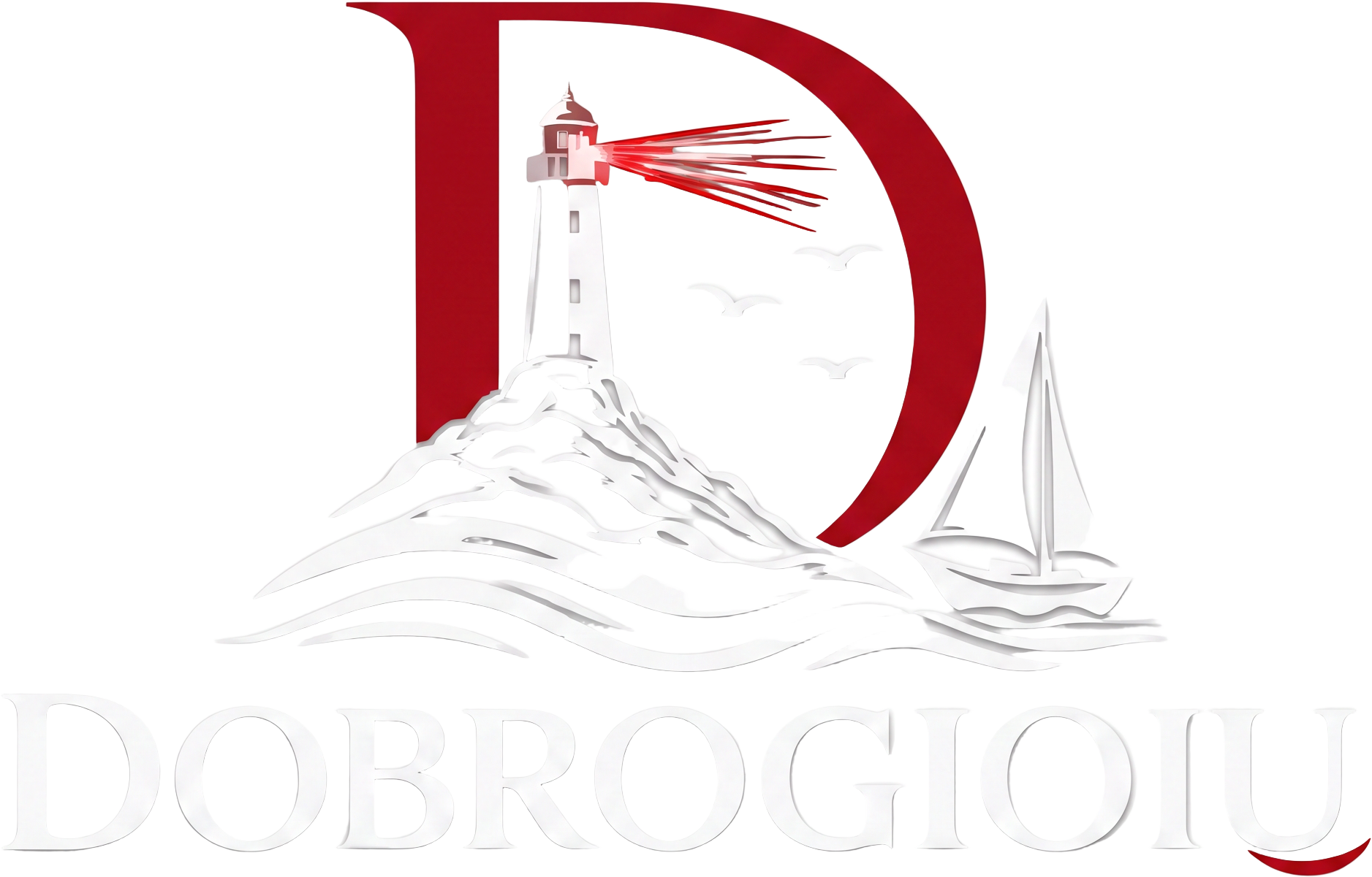 DOBROGIOIU – logo cu far și velier